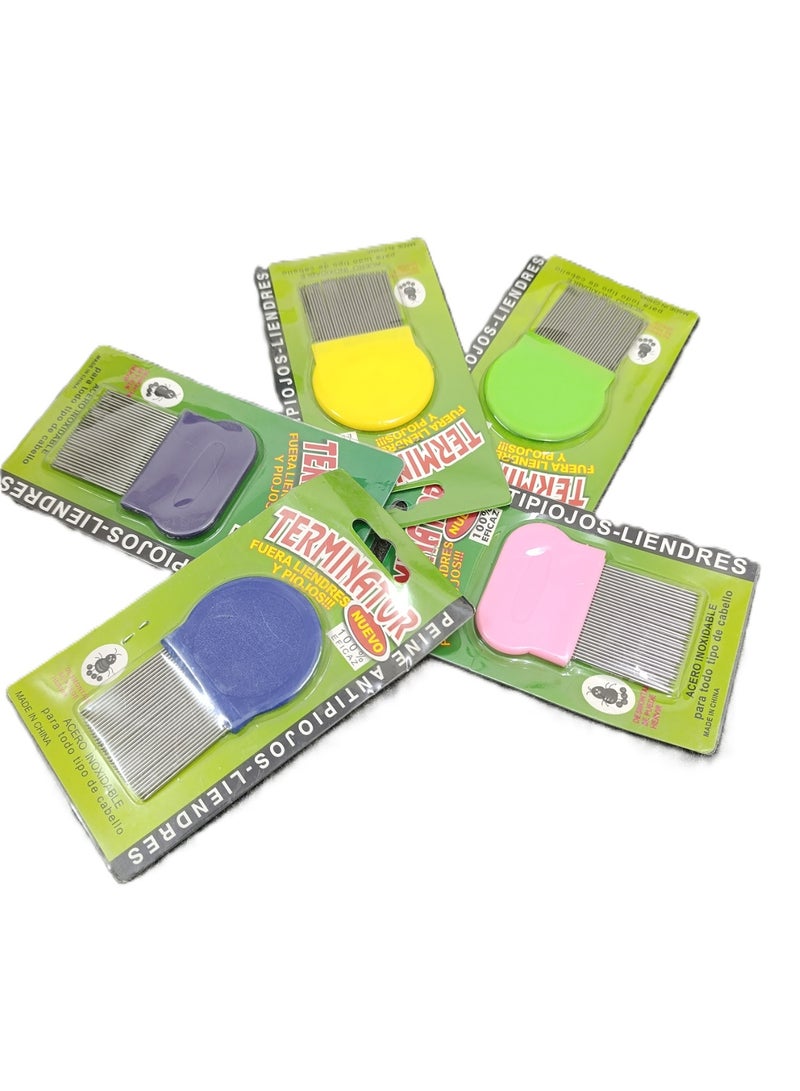 المشط الفولاذي الاحترافي لإزالة البراغيث وتنظيف الفراء للحيوانات الأليفة - Image 5